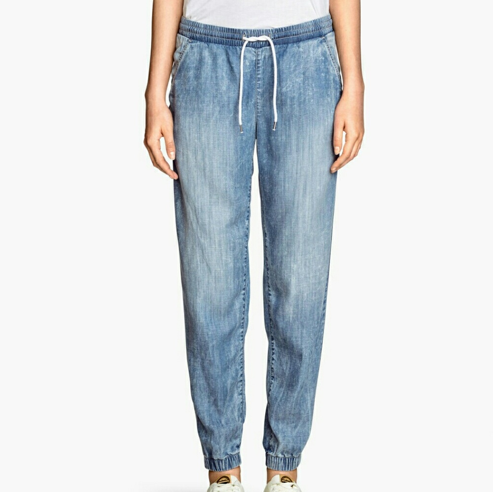 H&M Lyocell Denim Joggers
