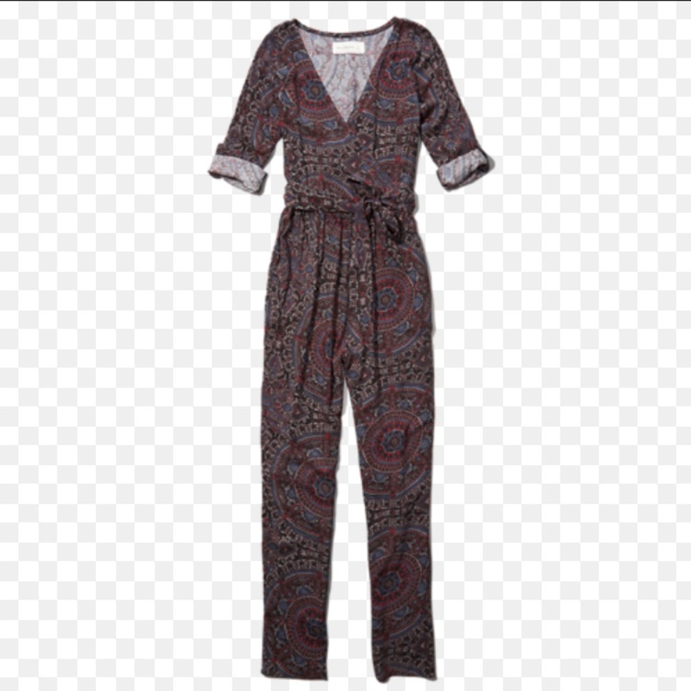Abercrombie & Fitch Gemma Wrap Jumpsuit