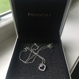 pandora heart necklace