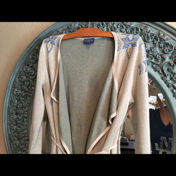 Pendleton cardigan. Size M. Linen/Cotton. - Picture 2 of 5