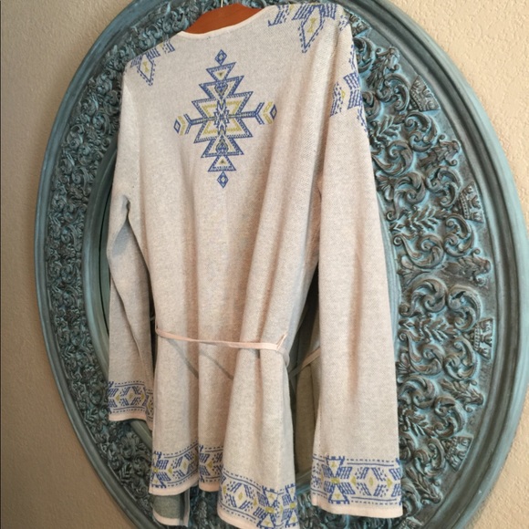 Pendleton cardigan. Size M. Linen/Cotton. - Picture 3 of 5