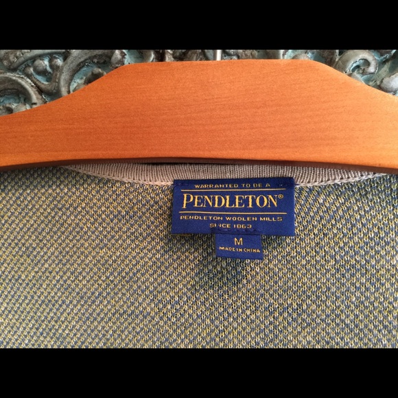 Pendleton cardigan. Size M. Linen/Cotton. - Picture 4 of 5