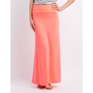 *BOGO FREE* Charlotte Russe Side Slit Maxi Skirt S