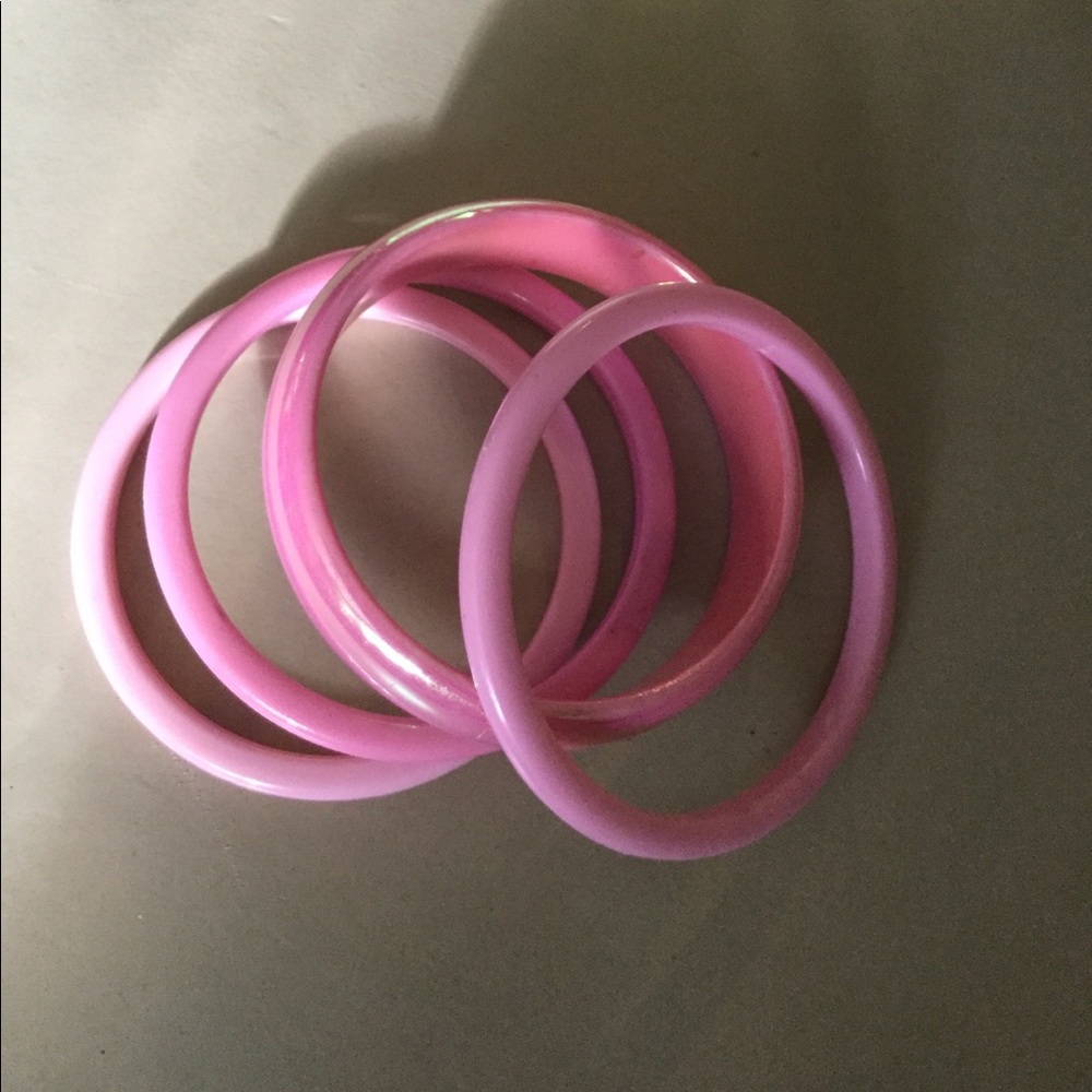 Pink bangles