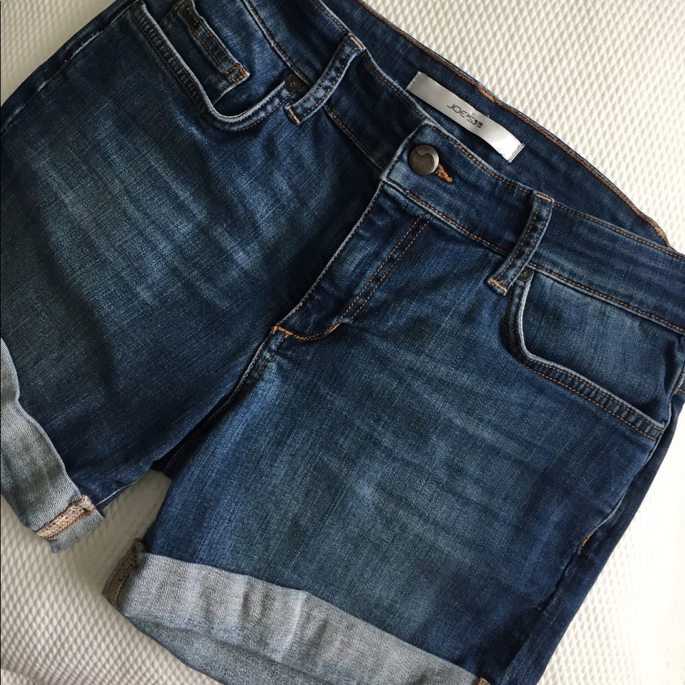 Joe's Jeans Denim Rolled Jean Shorts 28