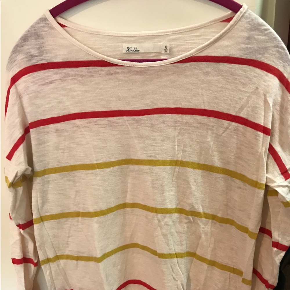 Slouchy, striped tee