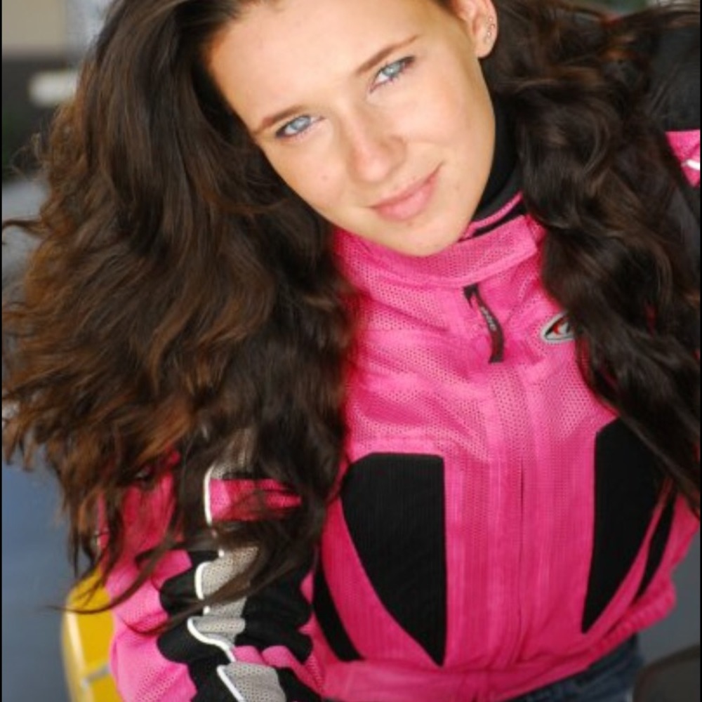 Nitro Racing Hot Pink Black Motorcycle Jacket