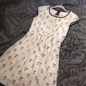 Cat Pattern Sheath dress