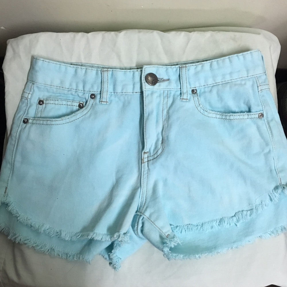 Free People Denim Shorts Blue size 25