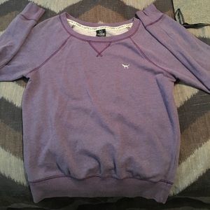 VS PINK Purple Pullover Sweatshirt