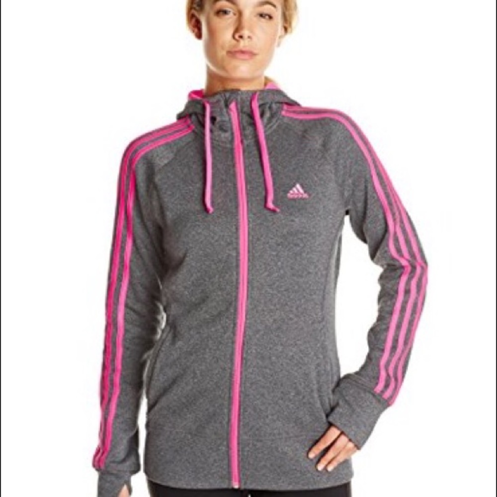 Adidas - Dark Gray Zip Up