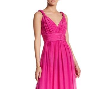 Rachel Zoe Bellamy Sleeveless Silk Dress Pink Sz2