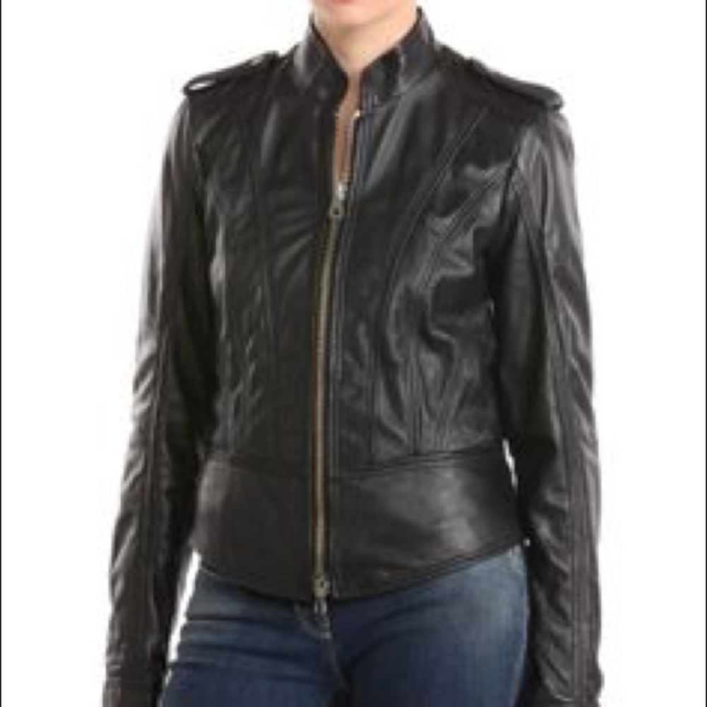 Miss sixty munroe rt lamb skin jacket