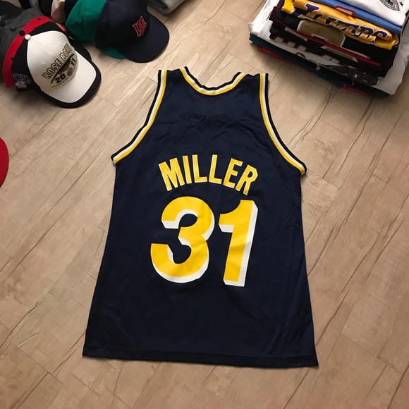 VTG Champion Indiana Pacers Reggie Miller Jersey - Picture 2 of 5