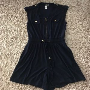 Navy romper
