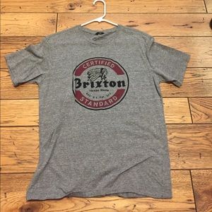 Grey/Red/Black Brixton Tee