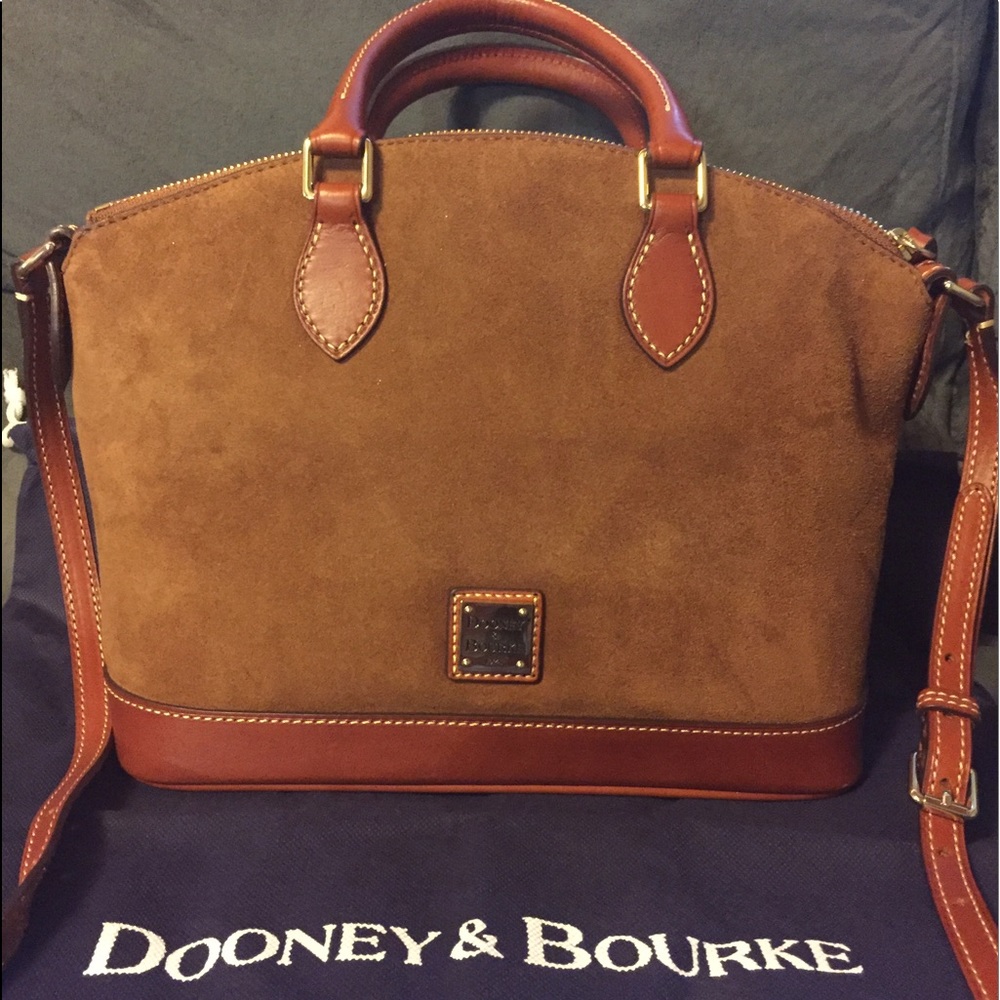 Dooney & Bourke Darcy Satchel Suede Crossbody NWT