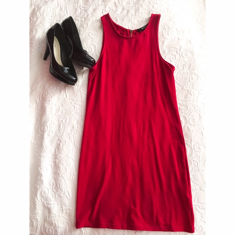 F21 Red Bodycon Dress
