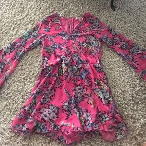 Love Fire long sleeve romper