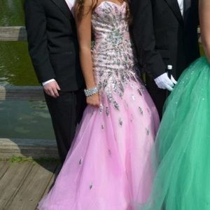 Prink prom dress