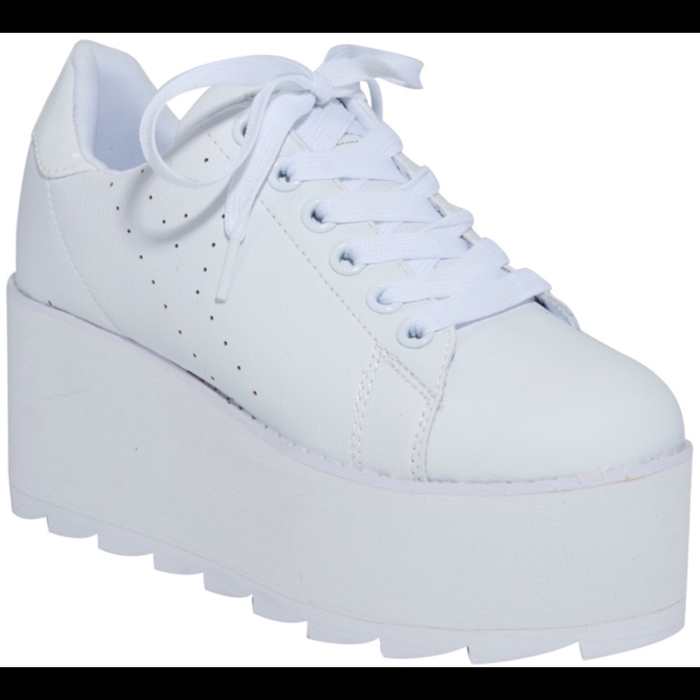 YRU LACE PLATFORM SNEAKERS