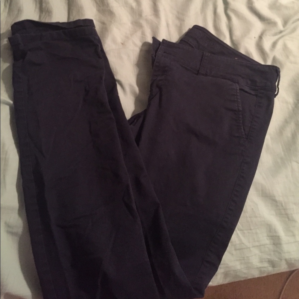 American Eagle, Navy khaki pants. Size 10 long.