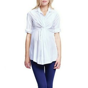 Maternal America twist front tunic