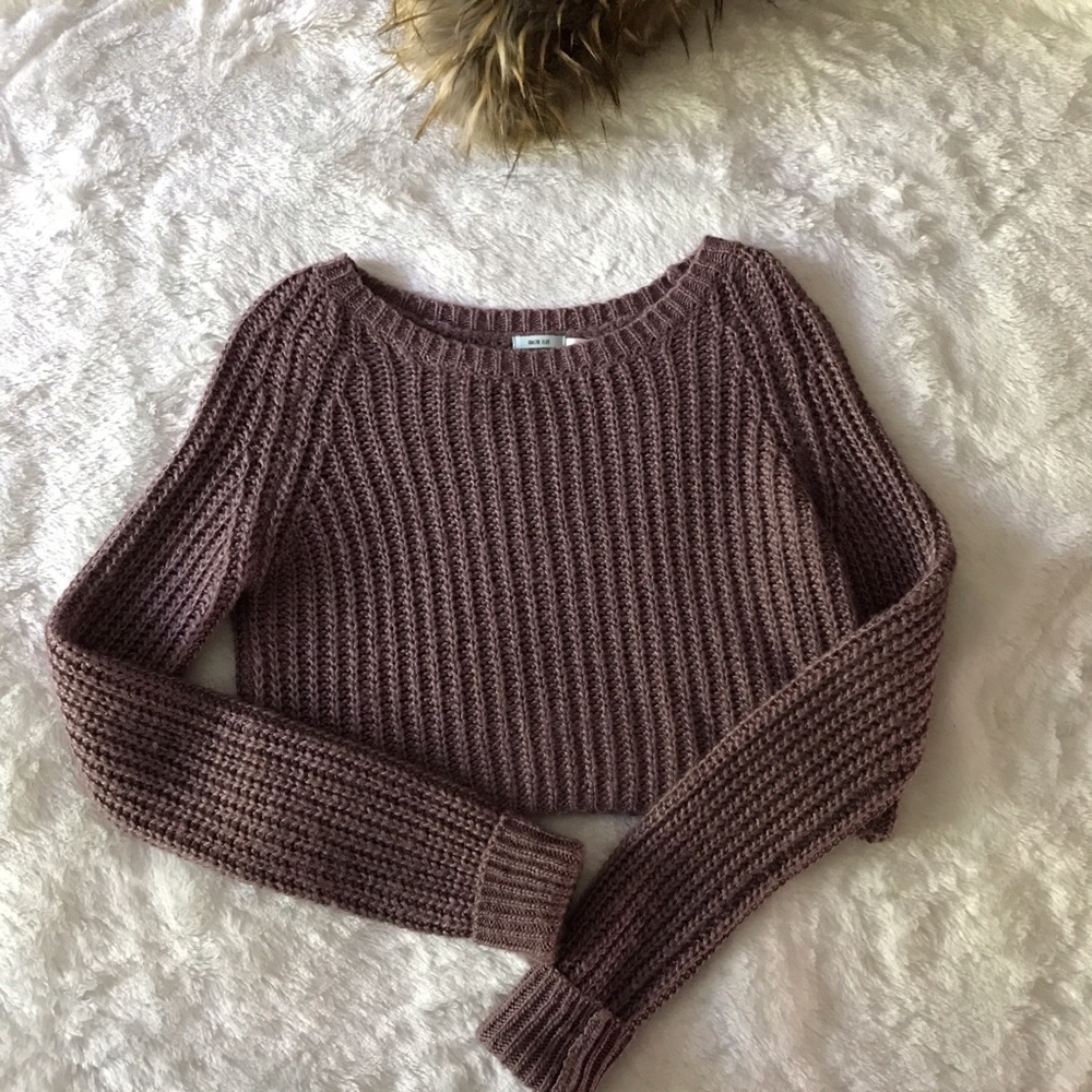 Urban Outfitters Cropped Knit Sweater