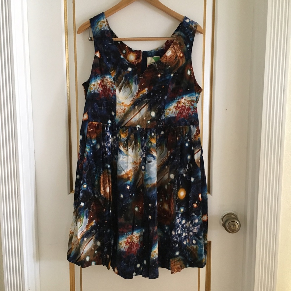 Galaxy Print Dress 🌌