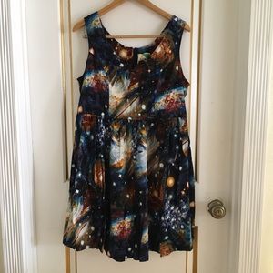 Galaxy Print Dress 🌌