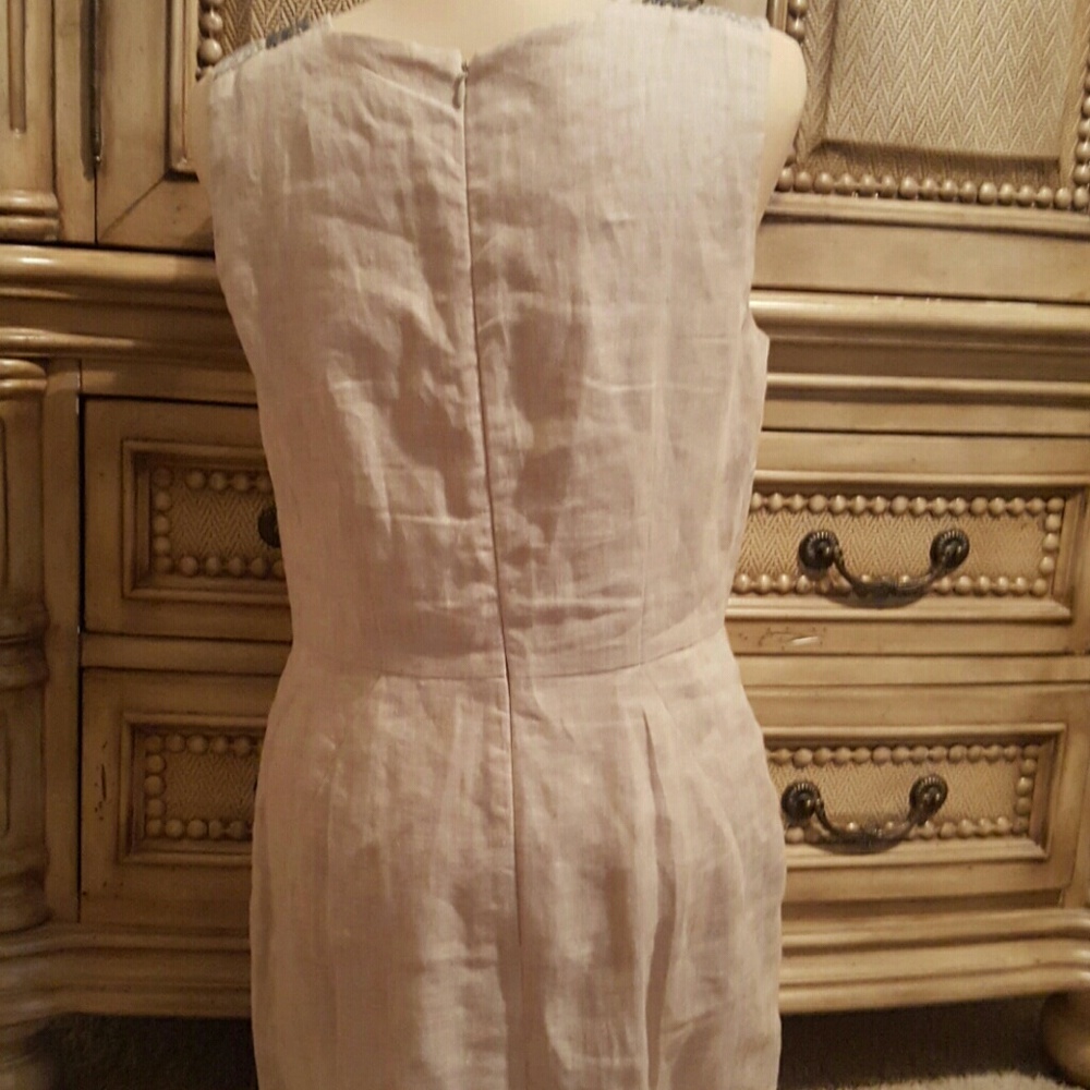 LINEN DRESS - Picture 3 of 4