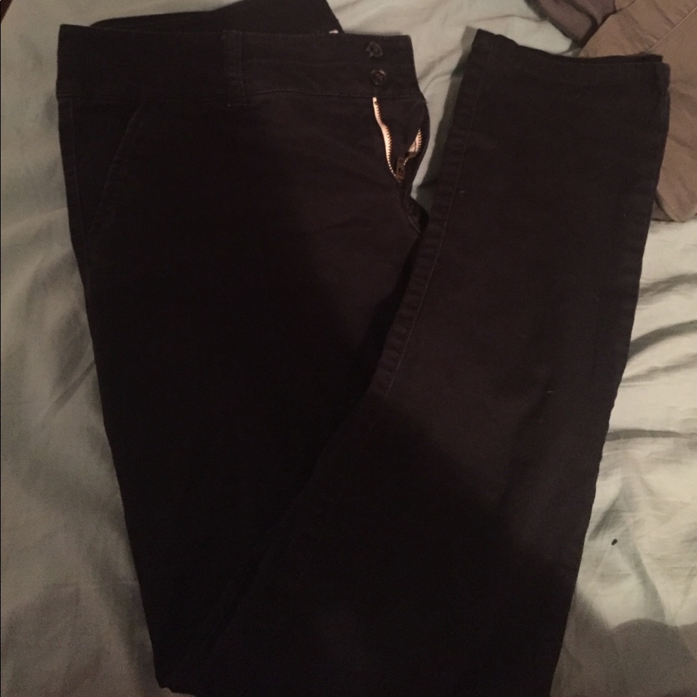 American Eagle black khaki pant. Size 10 long
