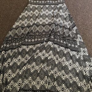 Long stretchy skirt