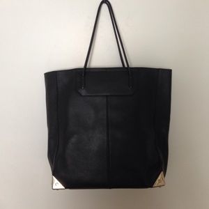 alexander wang leather tote！