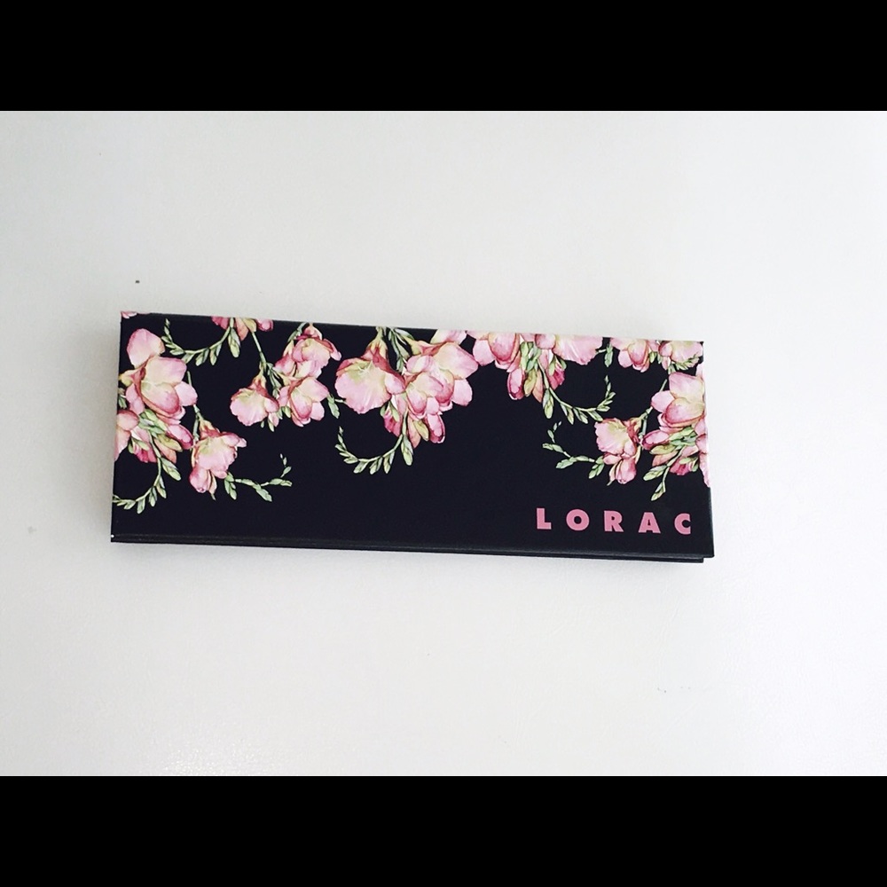 Lorac eye shadows.