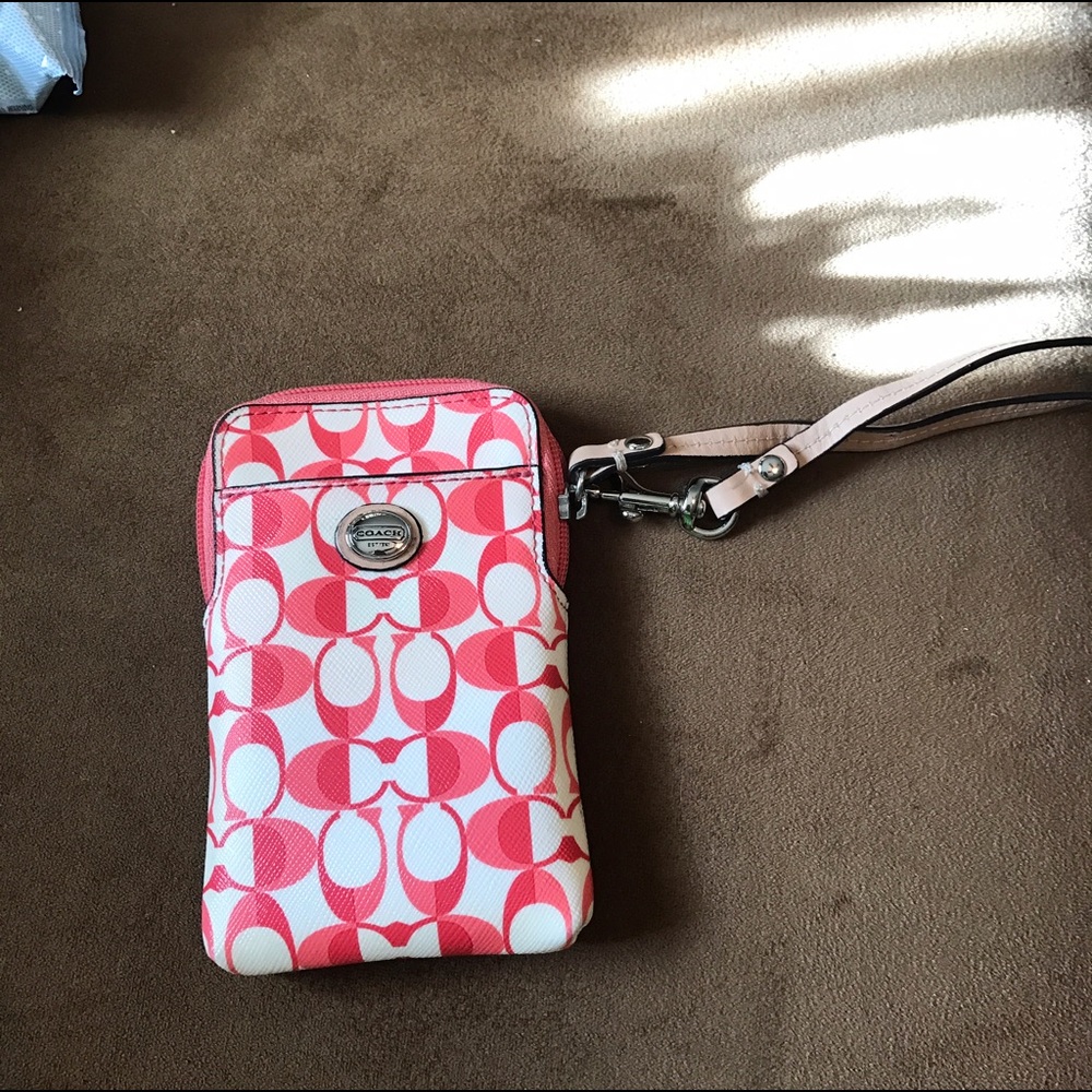 COACH phone holder/wristlet