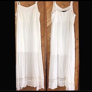 Embroidered Gauze Maxi Dress