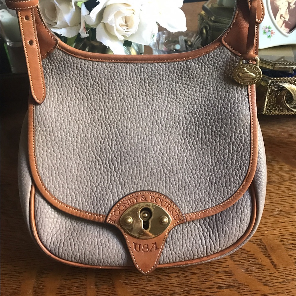Vintage Dooney and Burke Leather Crossbody Bag