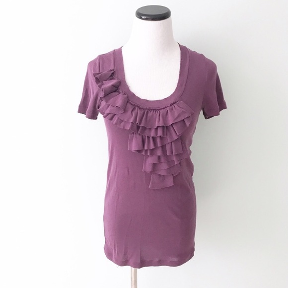J. Crew Tops - J. CREW Purple Perfect fit Tee Top