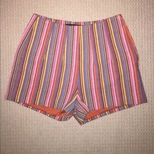 Mexican rug-like high waisted shorts