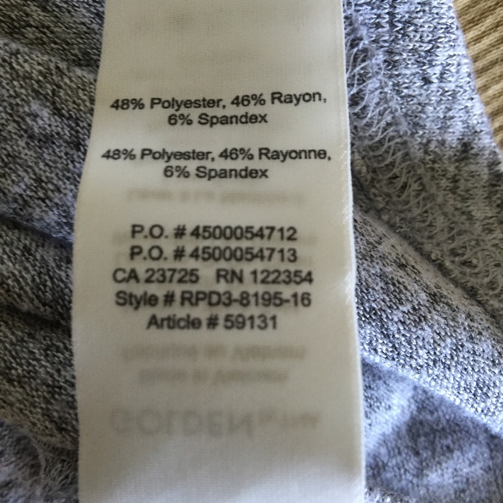 SOLD-Aritzia Gray T-Shirt Dress - Picture 7 of 7