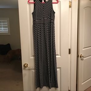 Keyhole aline waist maxi dress