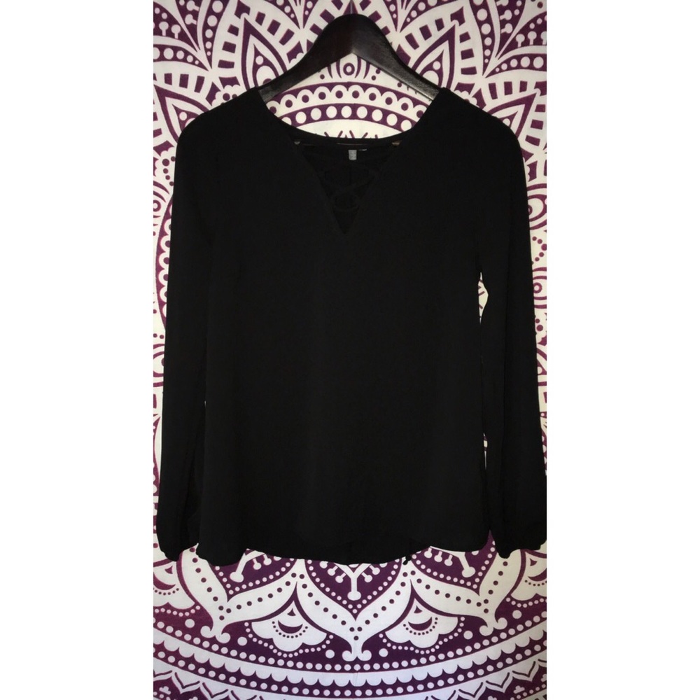 Charlotte Russe Lace Up Top Small