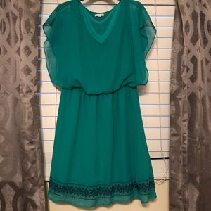 Size Large Charming Charlie Teal Dress