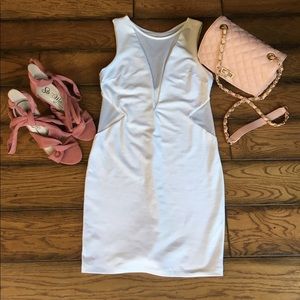 Hot Bebe White Dress in size S