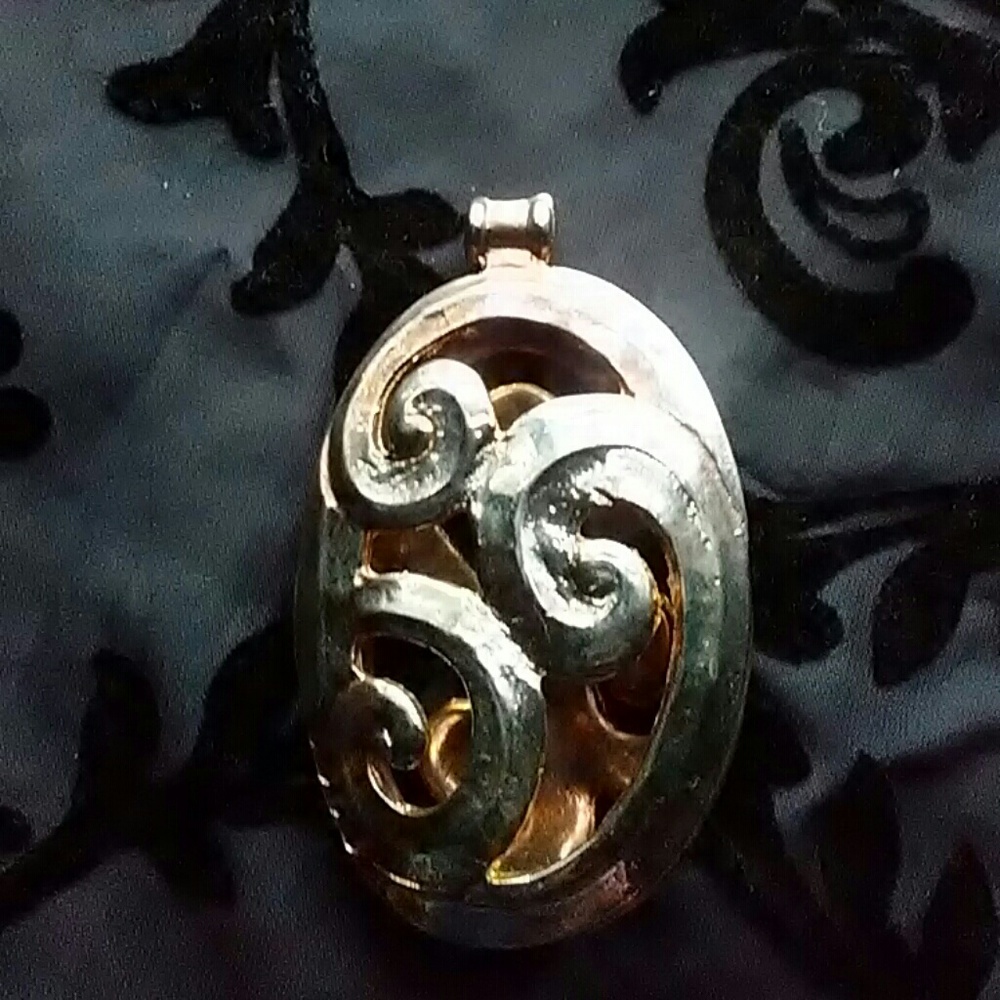 Unique Large  Metal Pendant