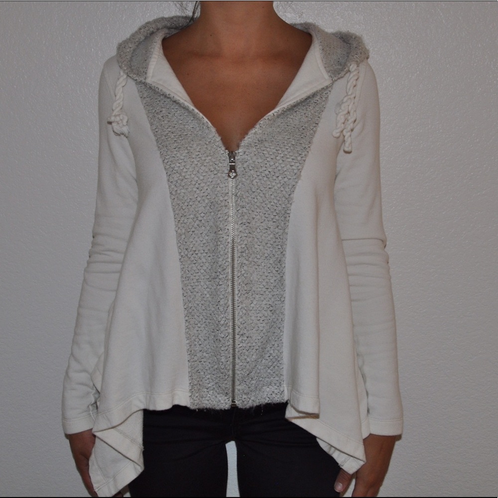 White Hooded Jacket Free People