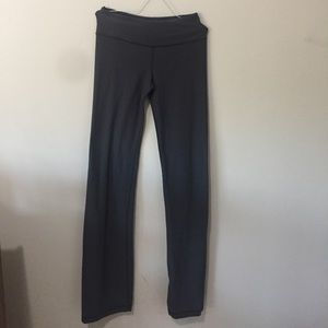 Lululemon reversible dark gray yoga pants