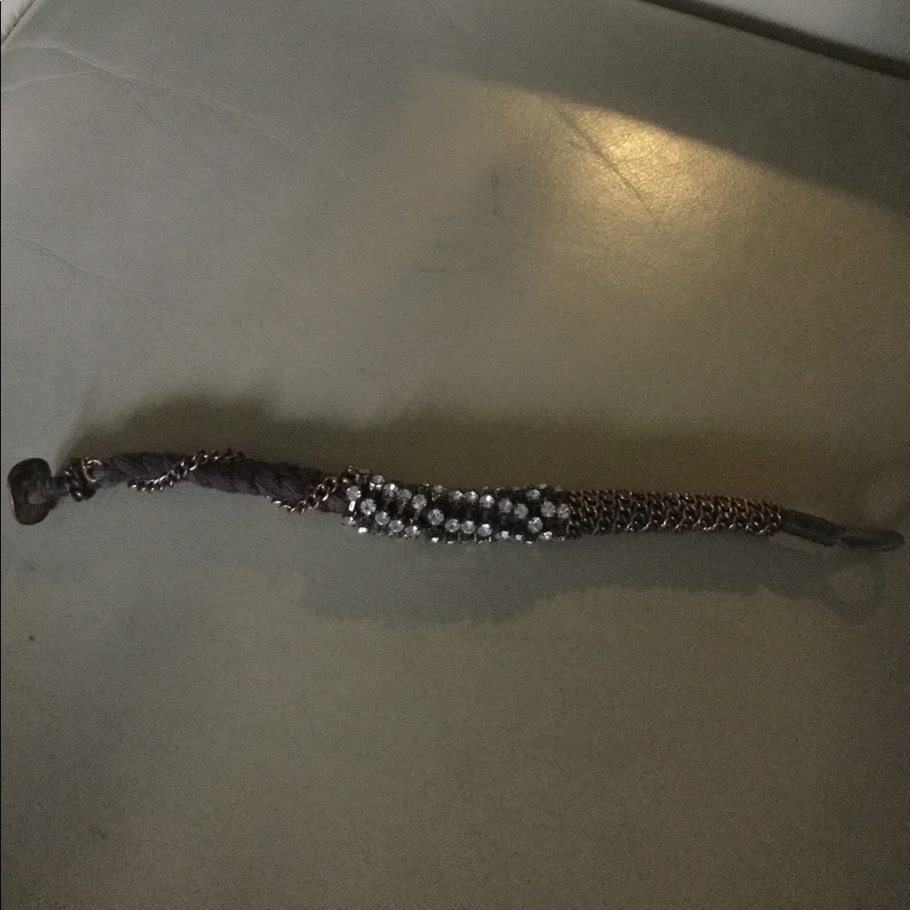 Chain fabric bracelet