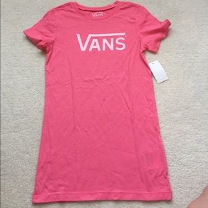 Vans pink tee shirt